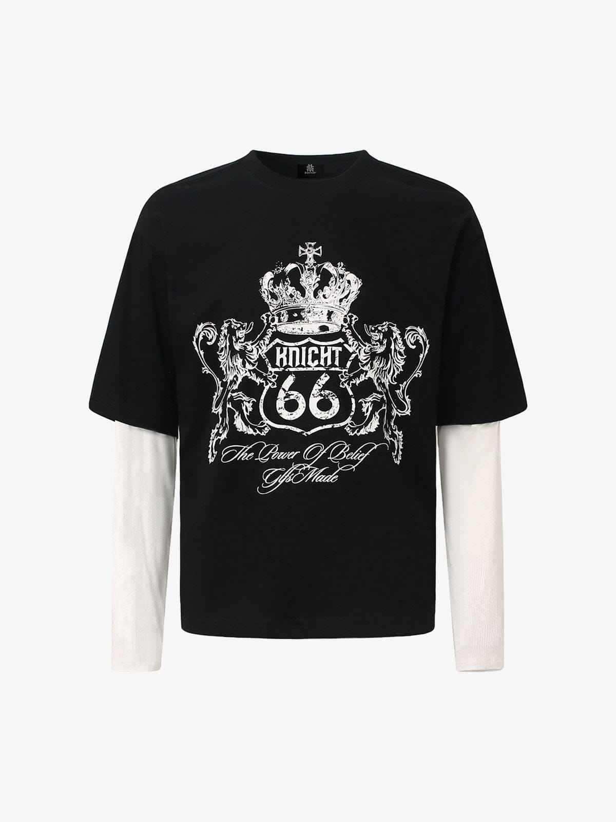 Long Sleeve Colorblock Patch