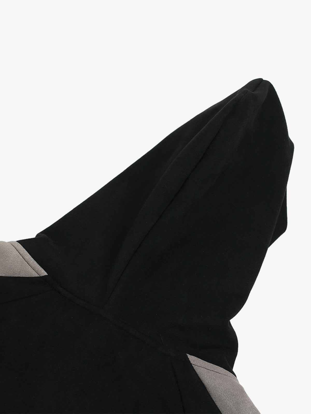 Suede Foam Letter Patchwork Zipper Shorts Jacket