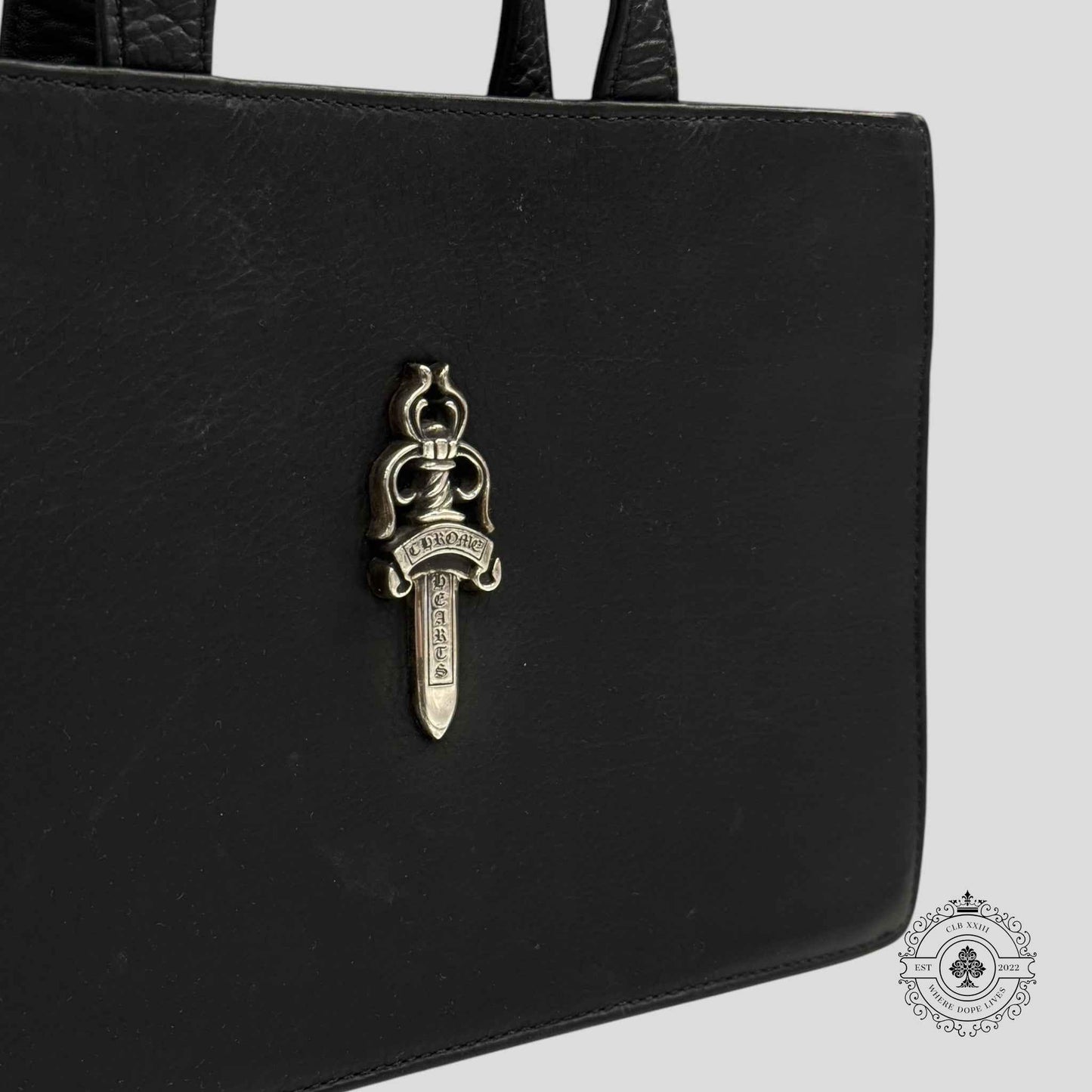 Chrome hearts Mini Dagger Embellished Leather Tote