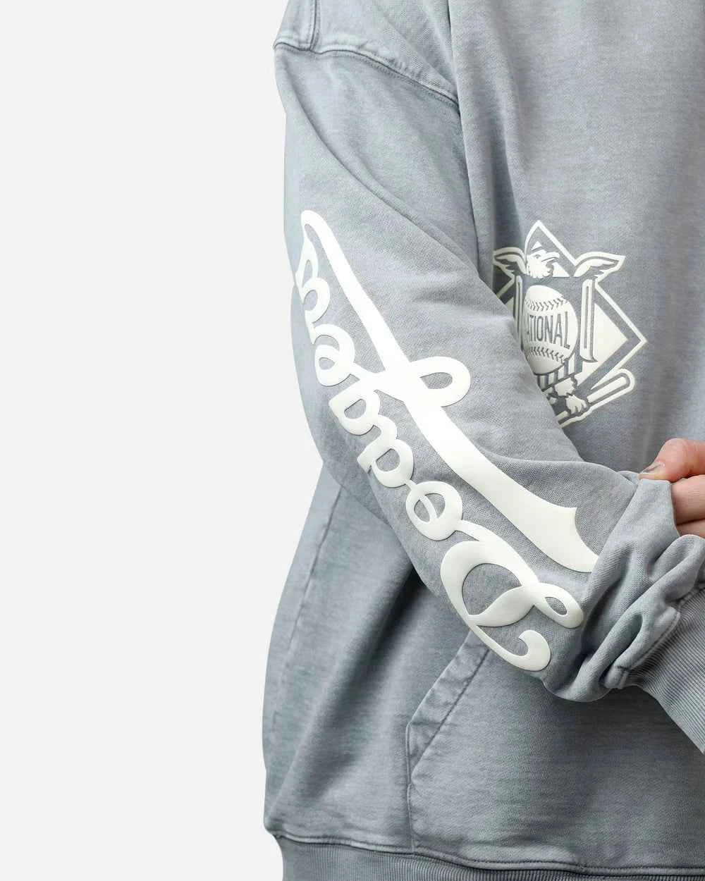Pro Standard La Dodgers Street Team Hoodie - Washed Grey