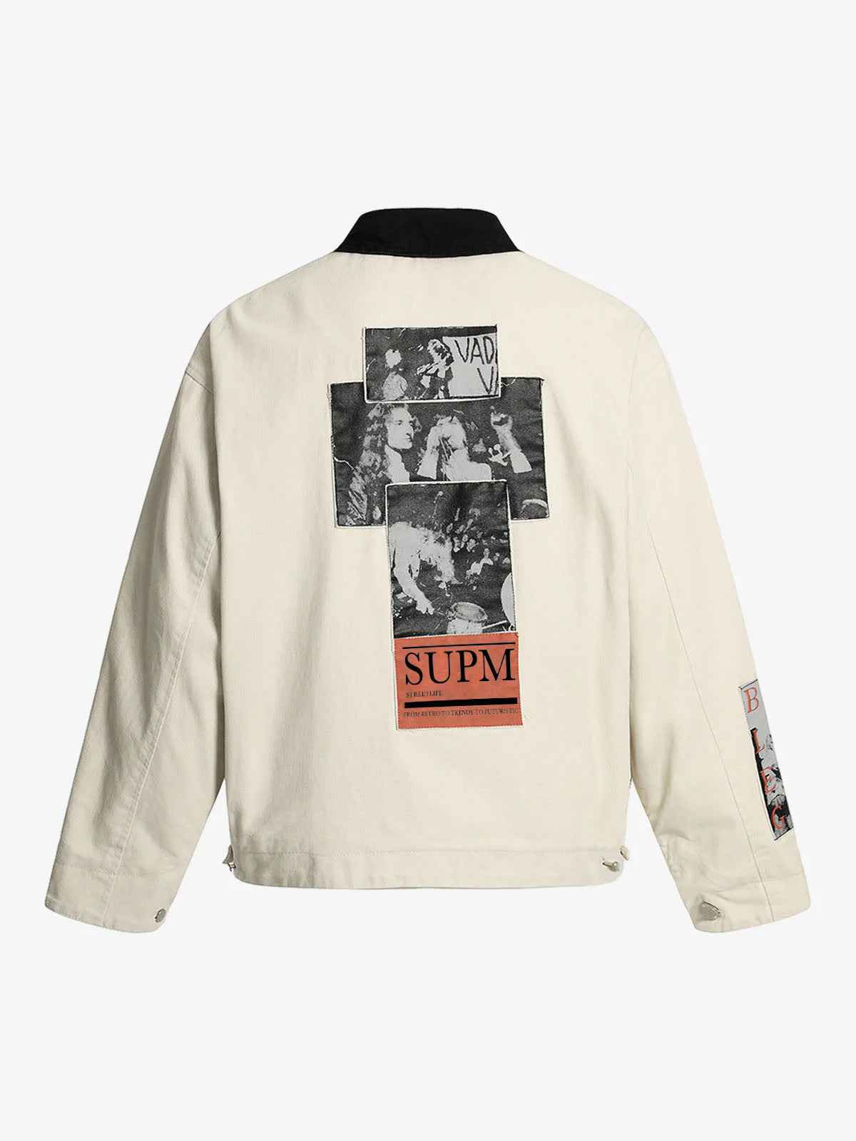 Street Washed Distressed Detroit Jacket