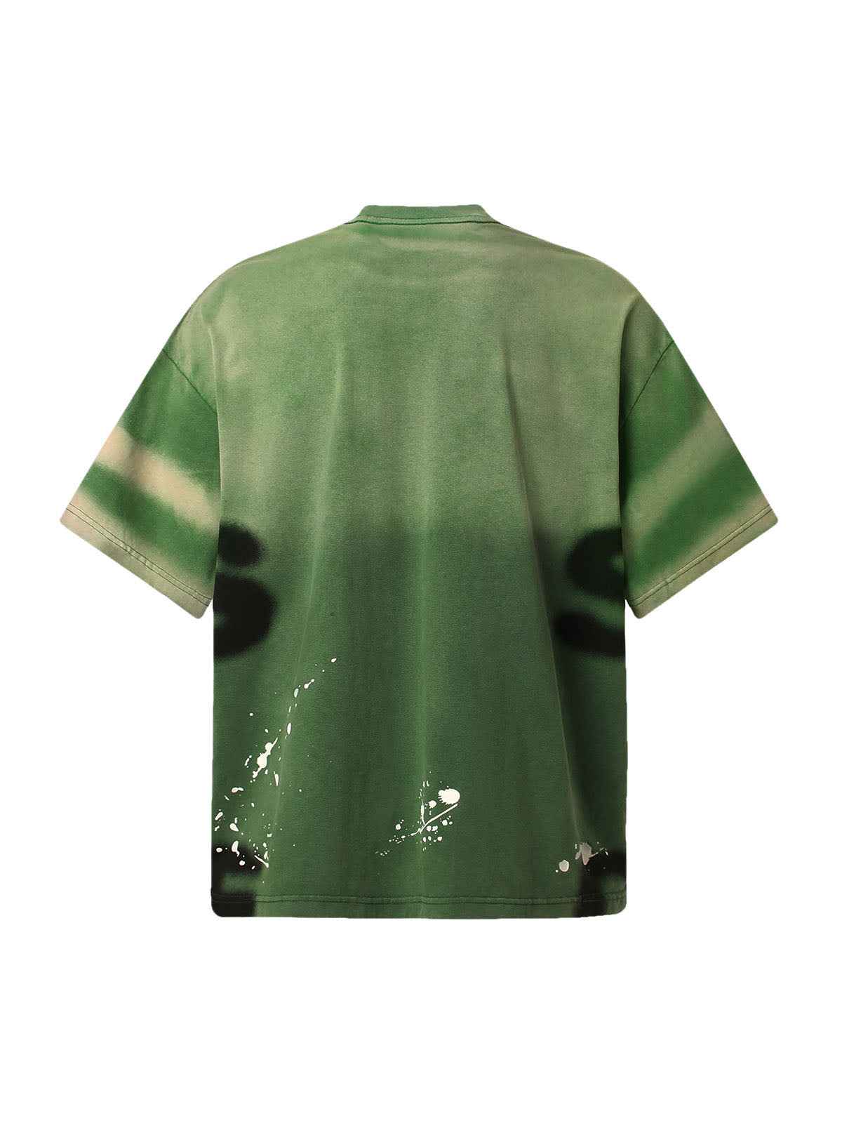 Ink Splash Letter Print T-Shirt - Unisex Oversized Graphic Streetwear Tee