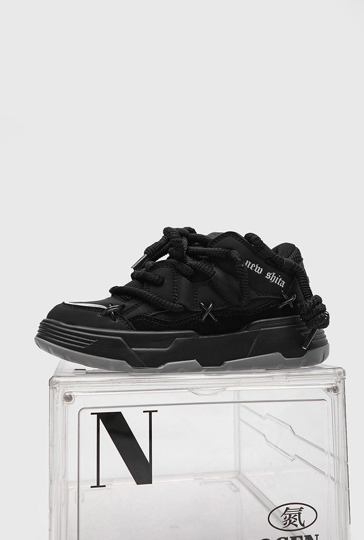 Urban Lace | Chunky Casual Sneakers - Luxuryurbanwear