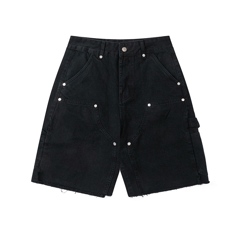 Utility Pocket | Denim Shorts - Luxuryurbanwear