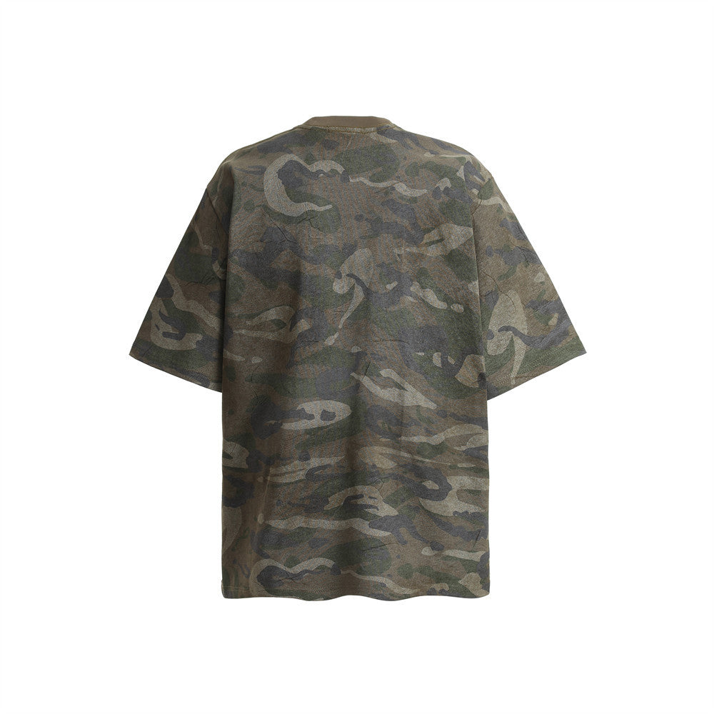 Collage Camouflage T-Shirt - Distorted Tactical Graphic Tee | LuxuryUrbanwear - Luxuryurbanwear