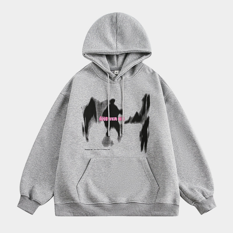 Shadow Wave | Y2K Inspired Graphic Hoodie - Luxuryurbanwear