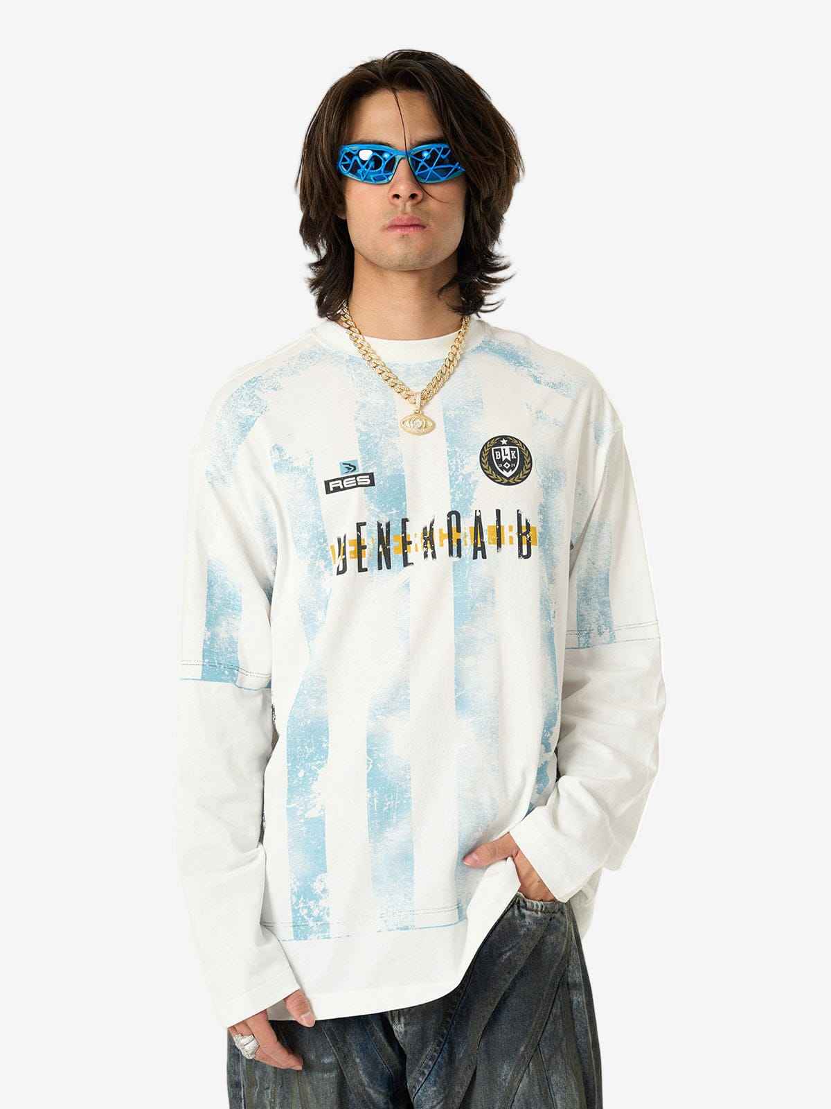 Long Sleeve Retro Stripe