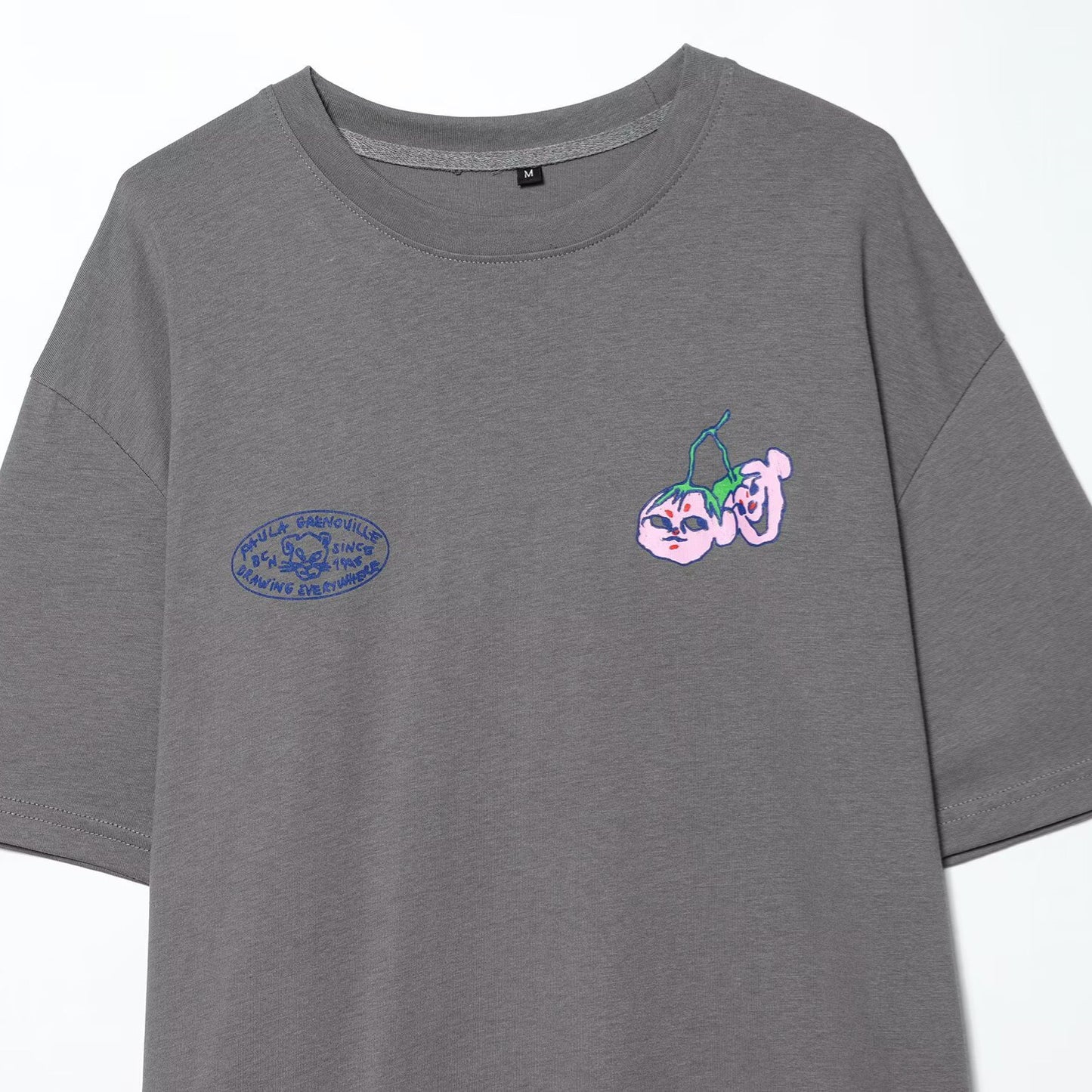 Printed Water Washed T-shirt