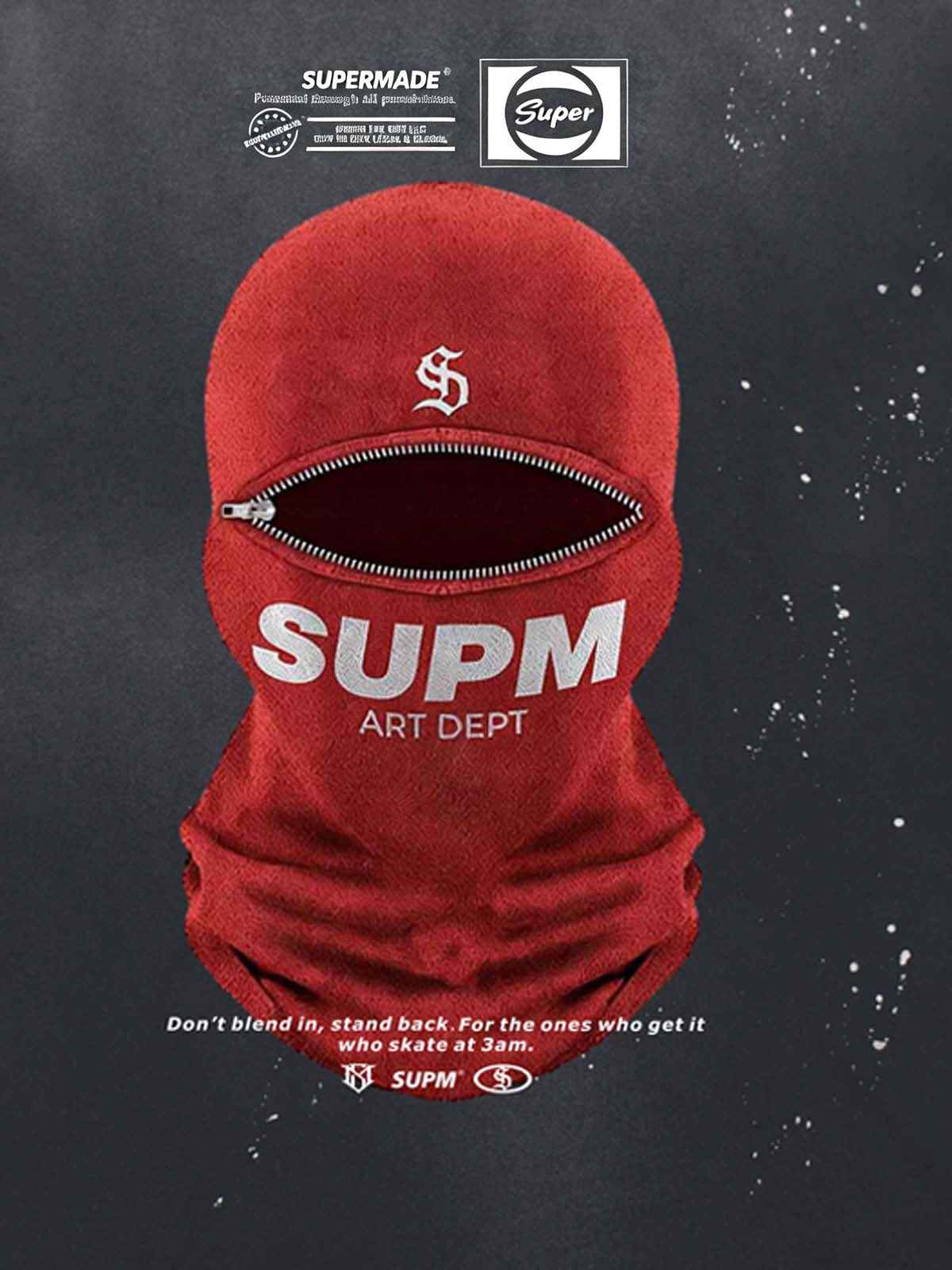 Red Balaclava Graphic T-Shirt