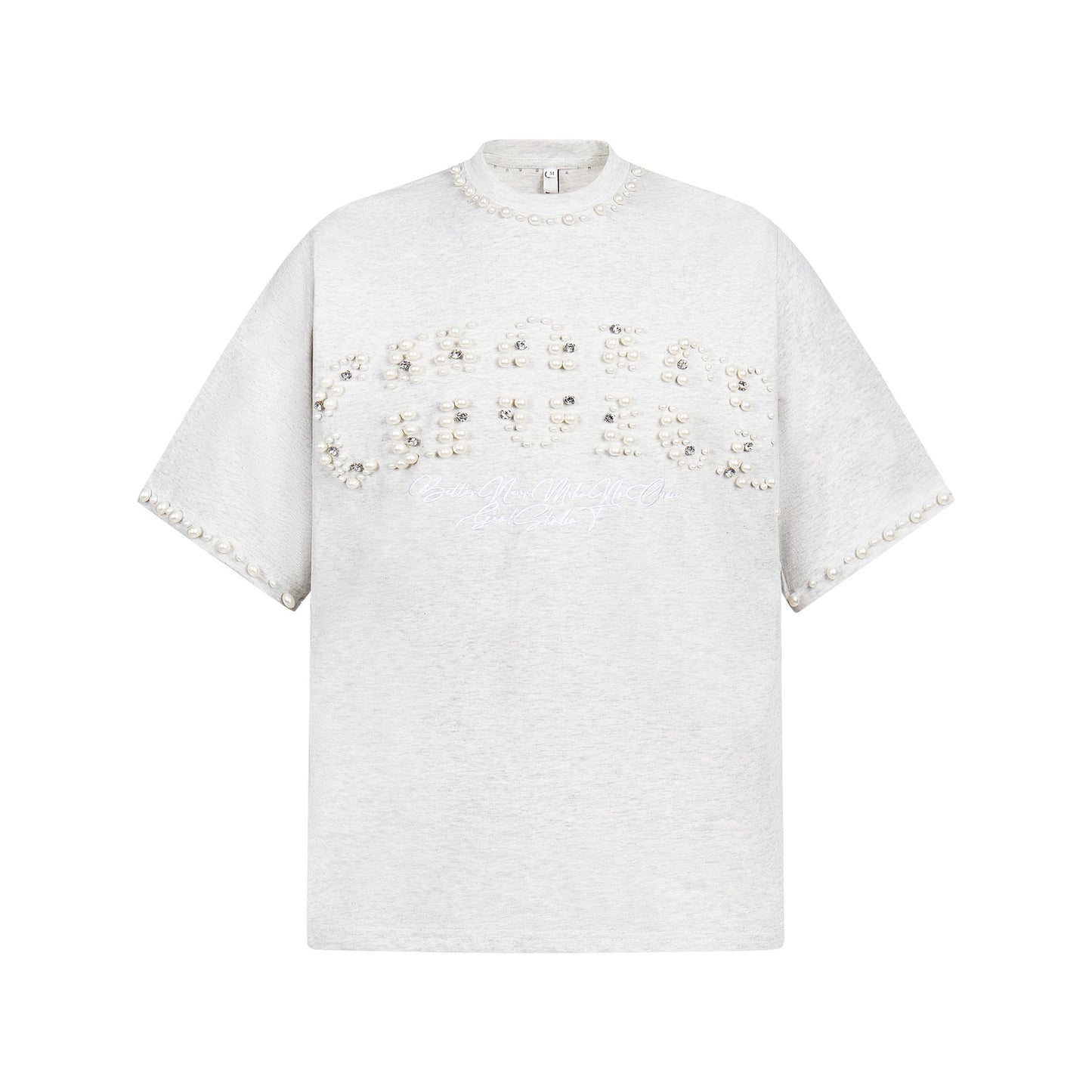 Pearl Studded | Hip Hop T-shirt - Luxuryurbanwear