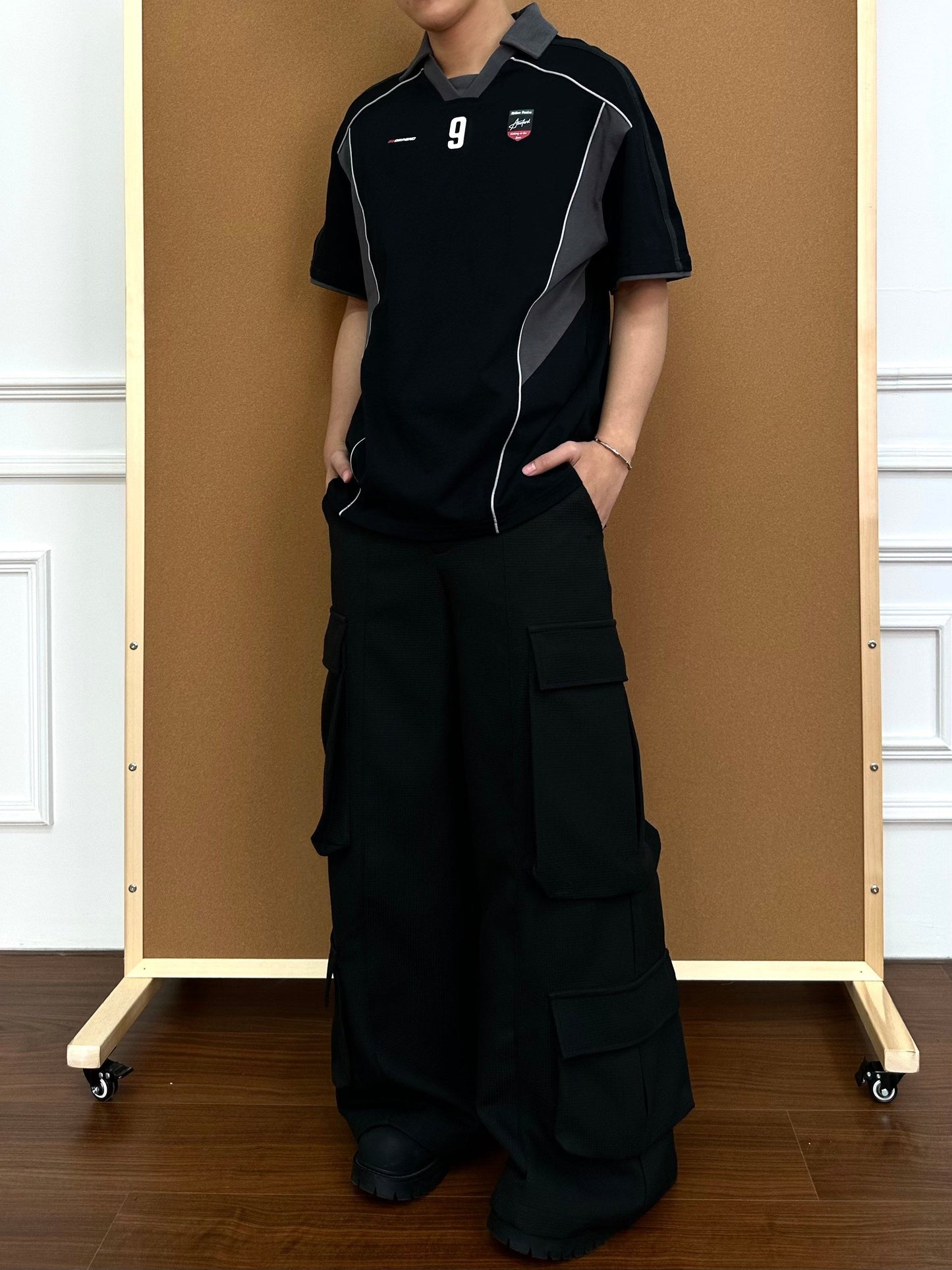 No.9 | Color Block Soccer Jersey - Luxuryurbanwear