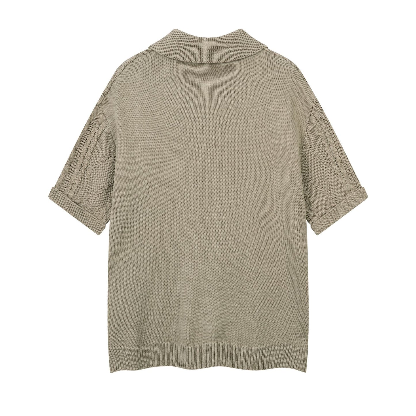 Cable Knit | Textured T-shirt - Luxuryurbanwear