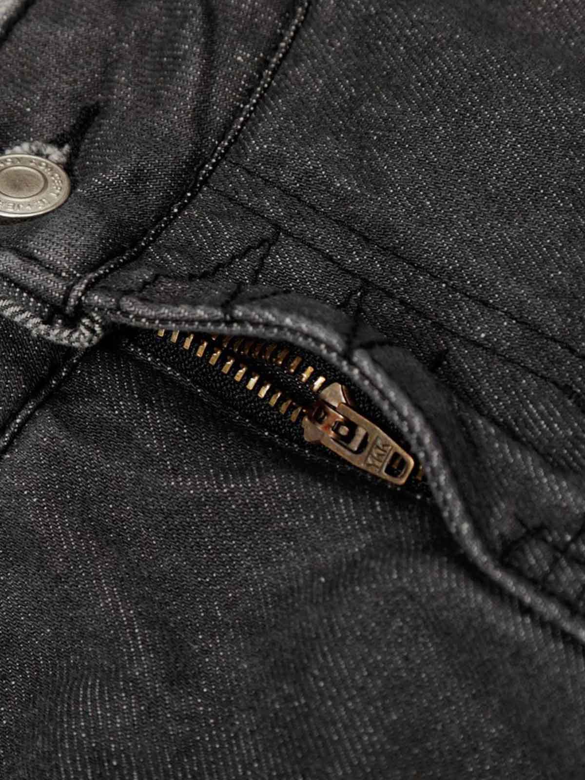 Vintage Washed Layered Waist Wide Leg Denim Jeans - Luxuryurbanwear