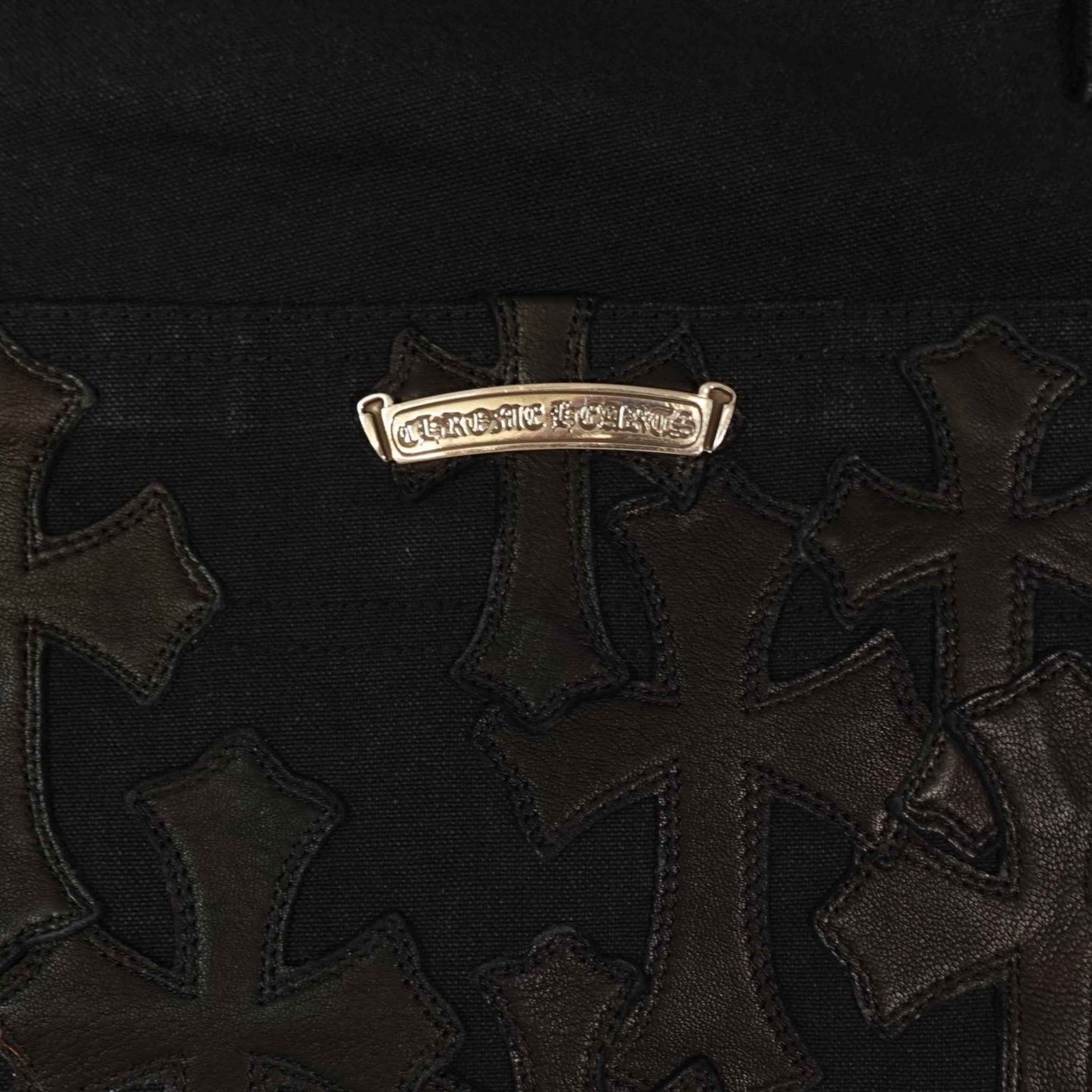 Chrome Hearts 13 Cross Patch Carpenter Shorts in Black