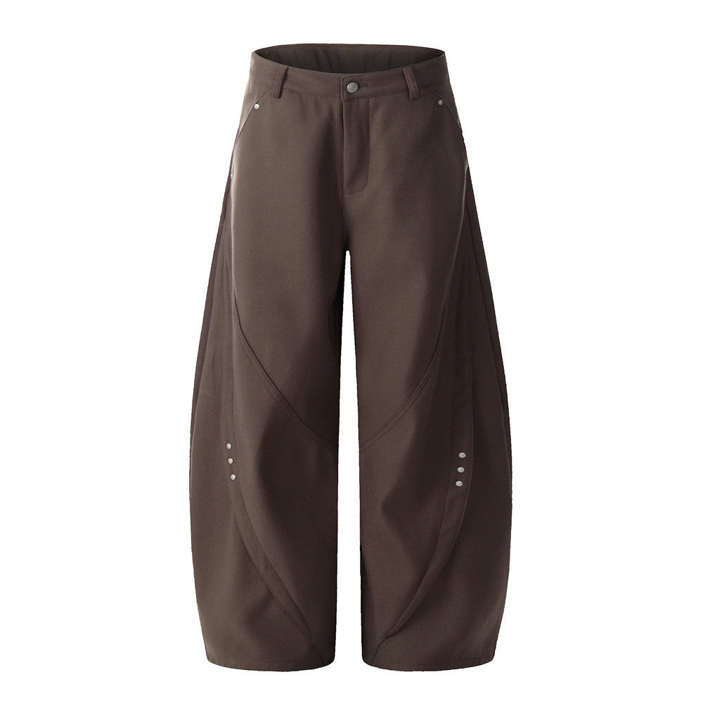 Retro Unisex | Barrel Baggy Pants - Luxuryurbanwear