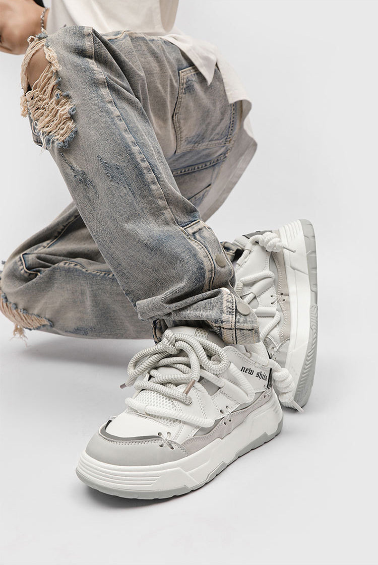 Urban Lace | Chunky Casual Sneakers - Luxuryurbanwear