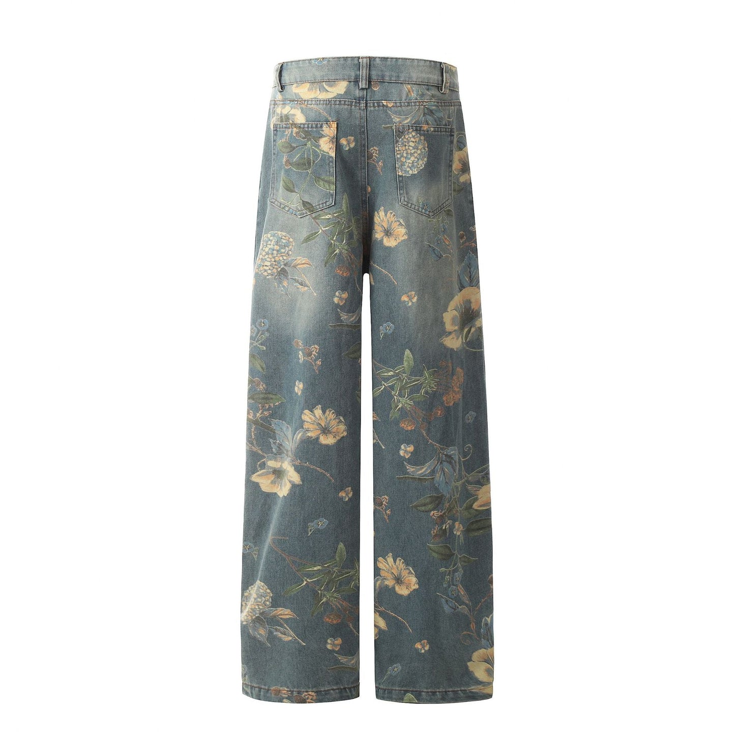 Floral Vintage Print | Carpenter Jeans - Luxuryurbanwear