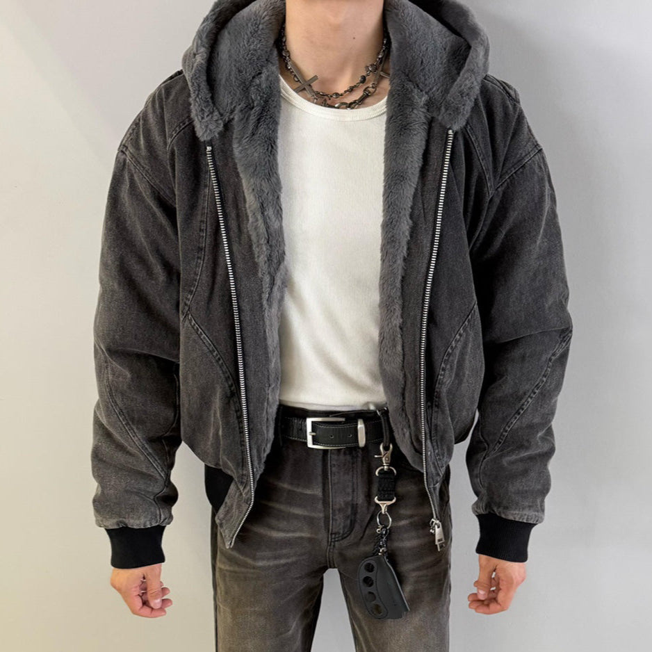Urban Mono | Hooded Jacket - Luxuryurbanwear