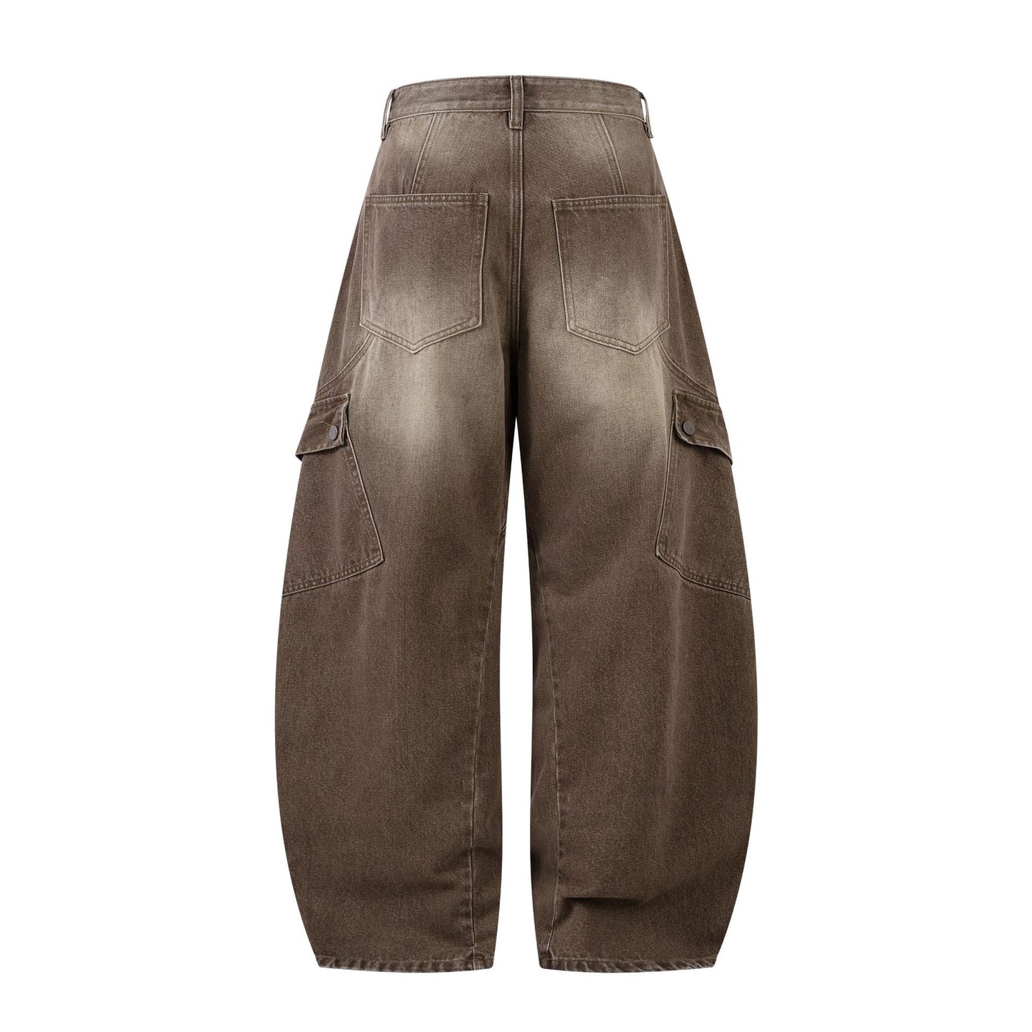 Vintage Washed Workwear | Barrel Jeans - Luxuryurbanwear
