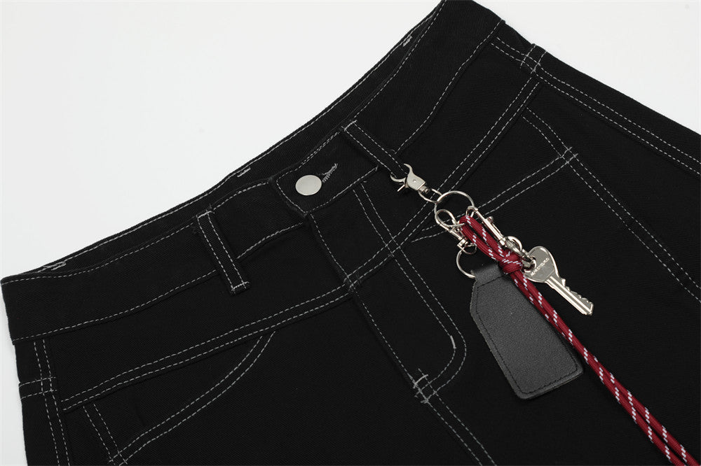 Welt-Embellished | Demin Shorts - Luxuryurbanwear