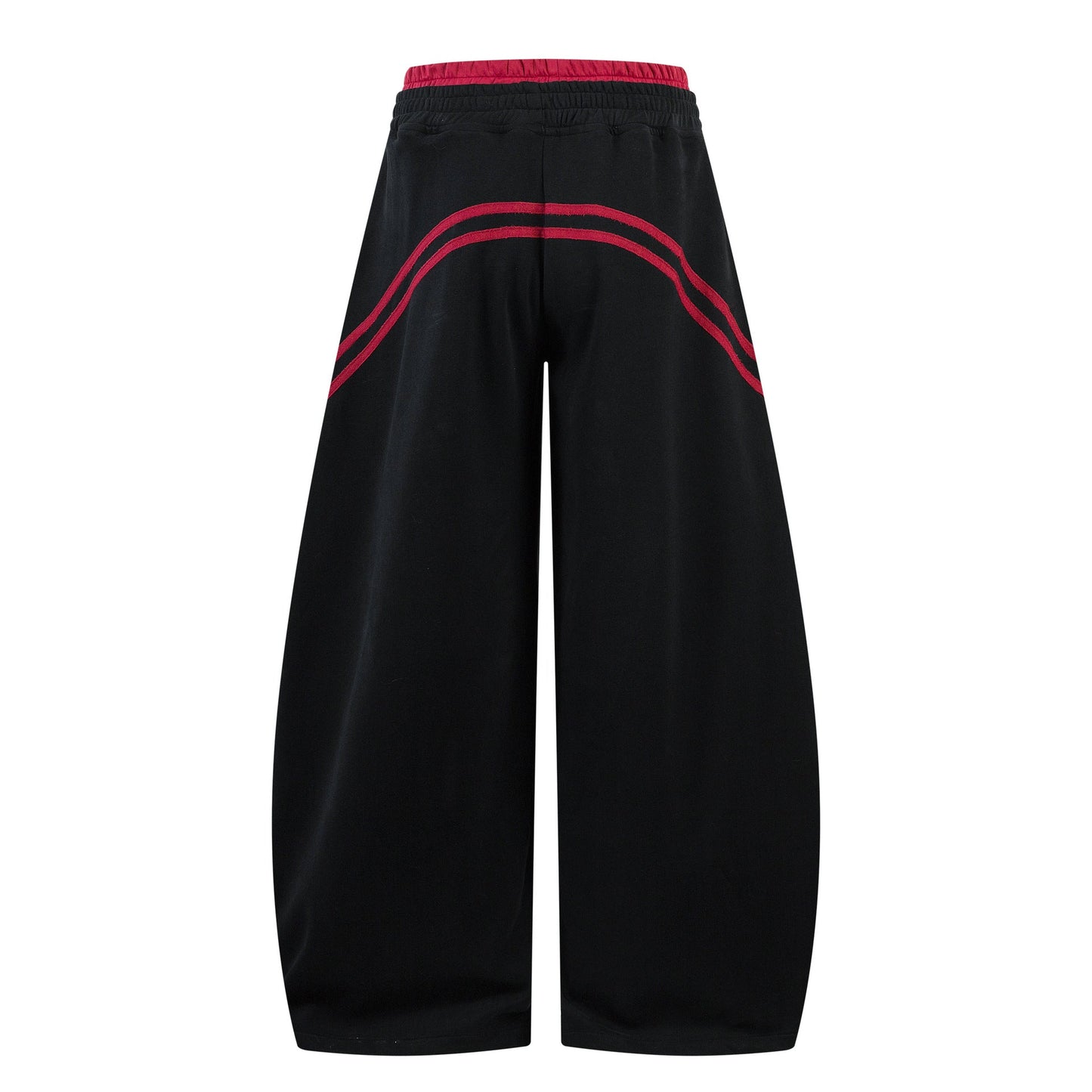 Red Stripe | Loose Street Pants - Luxuryurbanwear
