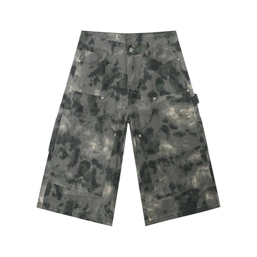Ink Camo Utility | Cargo Shorts - Luxuryurbanwear