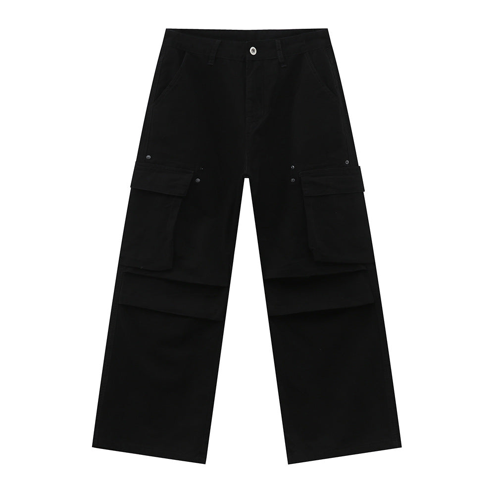 Multi-Ppocket | Wide Cargo Pants - Luxuryurbanwear