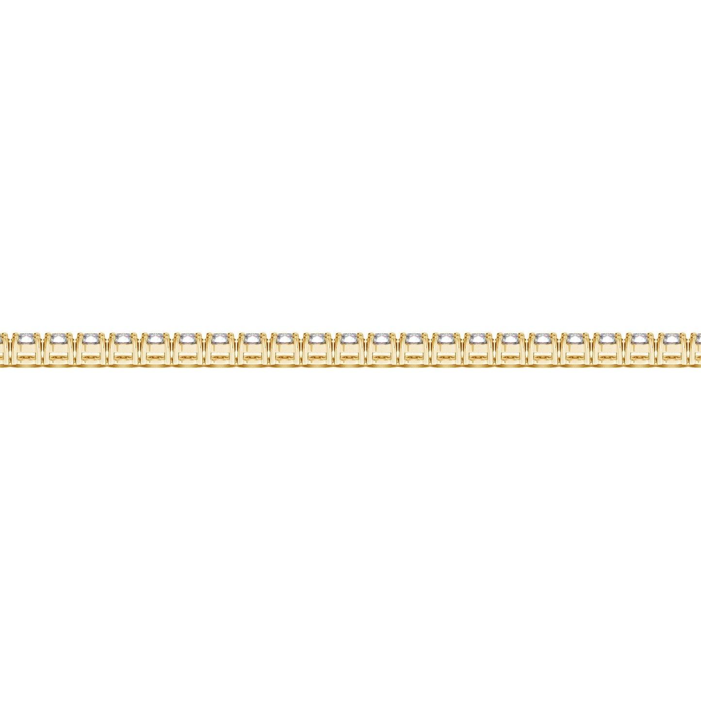 Lab Grown Round Diamond Tennis Bracelet in 14k Yellow Gold (3 cctw F/G VS2/SI1)