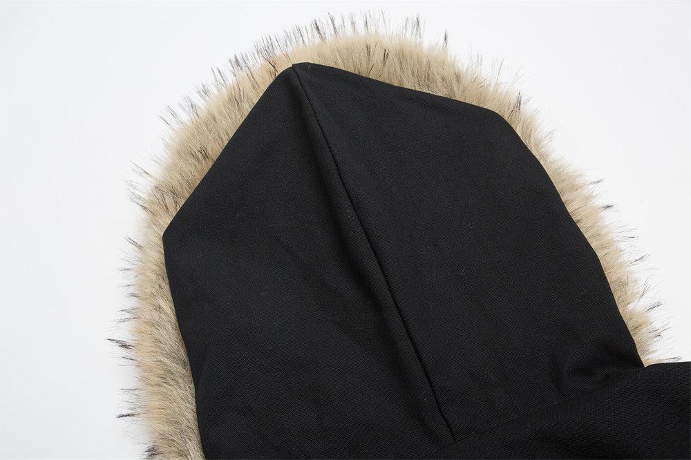 Faux Fur Lined | Hooded Puffer Jacket - Luxuryurbanwear