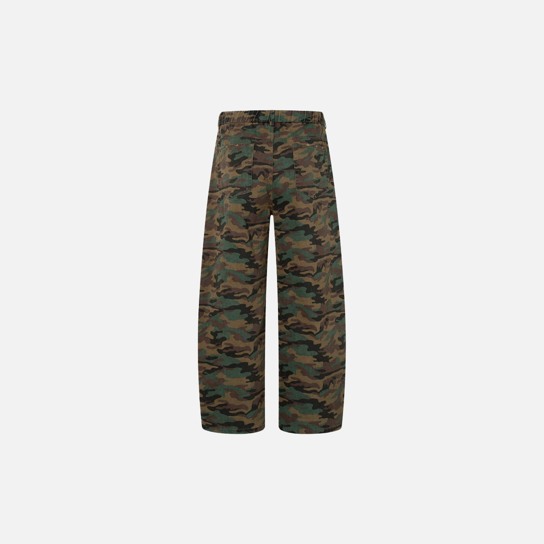 Rugged Loose Camouflage Style Outdoor Mountain Jeans - Luxuryurbanwear