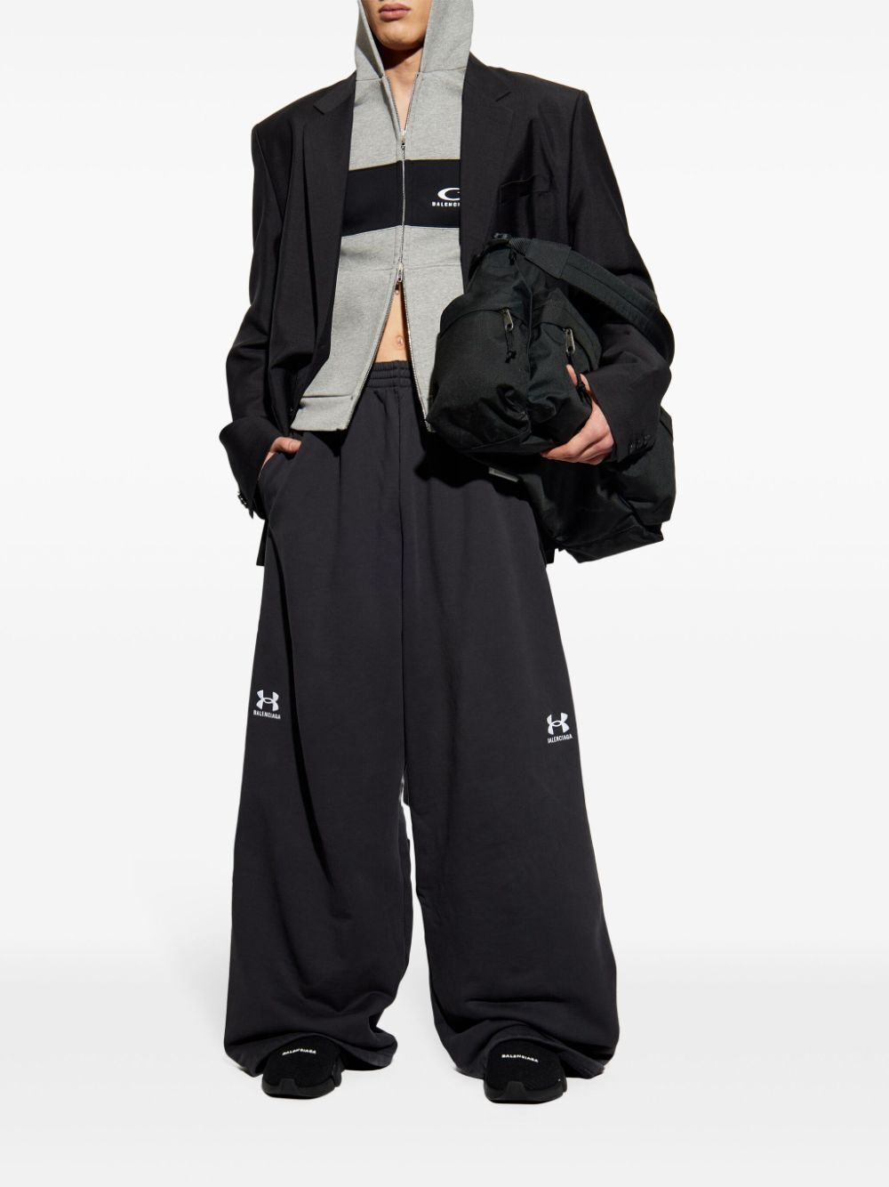 Balenciaga Men Loop Sports Icon Hoodie