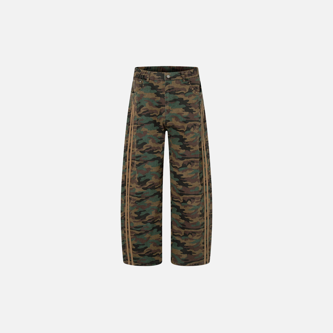 Rugged Loose Camouflage Style Outdoor Mountain Jeans - Luxuryurbanwear