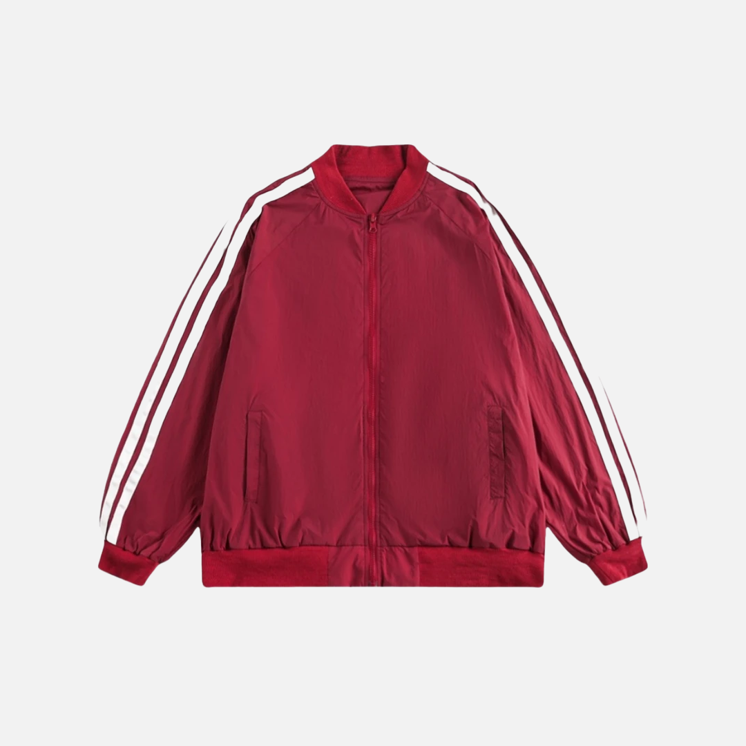 Summer Streetwear Striped Sport Windbreaker Jacket - Luxuryurbanwear