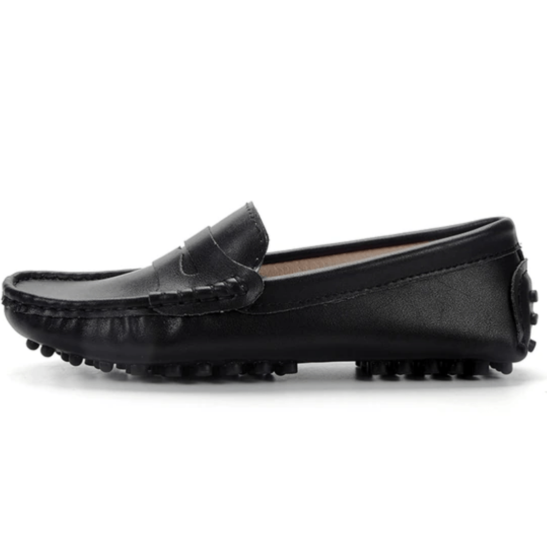 Sika Women's Flat Leather Loafer Shoes