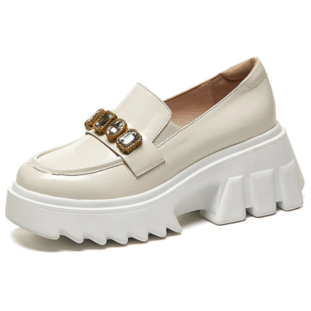 Mercuri Women's Platform Black Shoes - Luxuryurbanwear