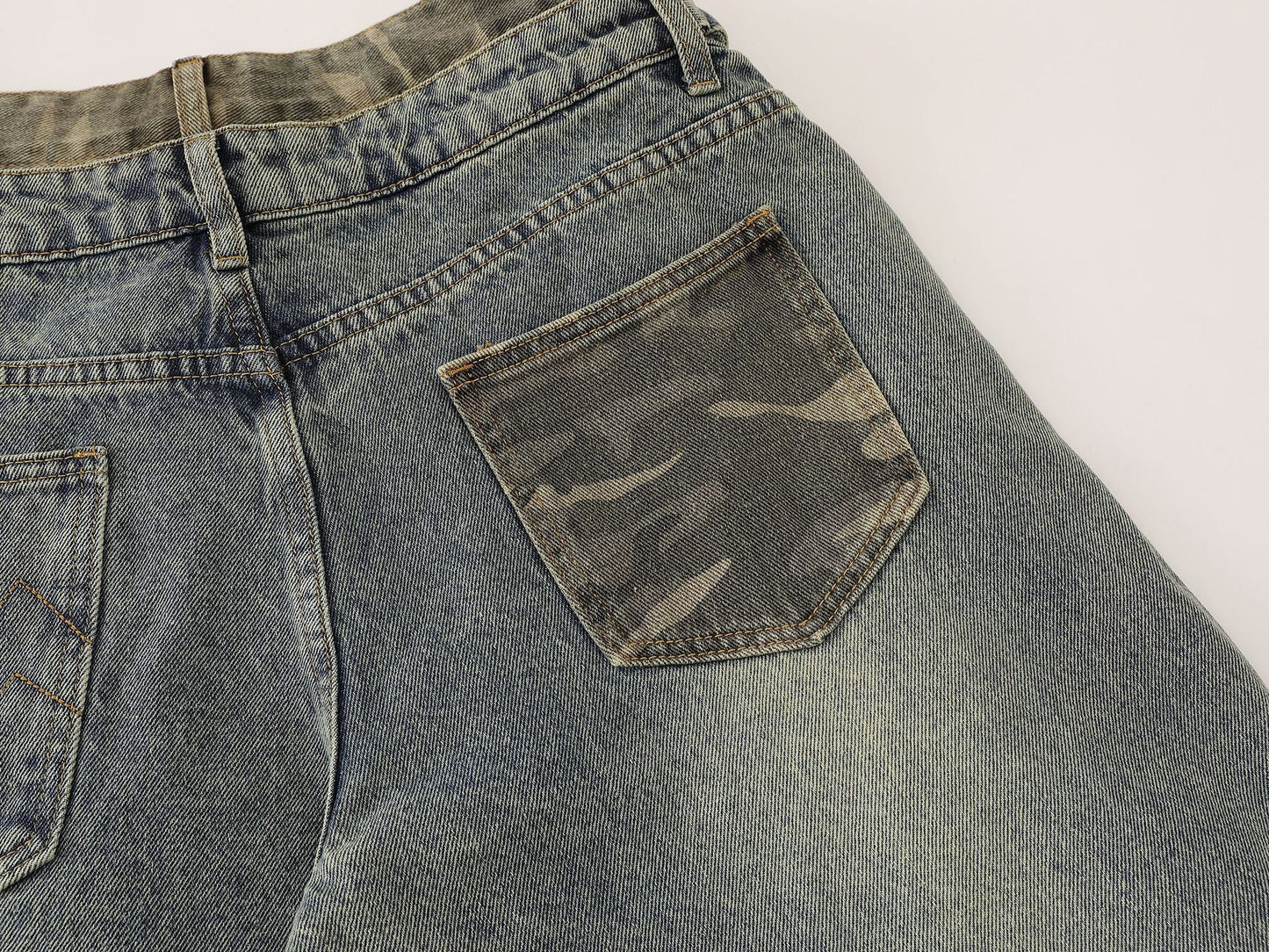 Baggy Barrel Double Waist | Panel Jeans - Luxuryurbanwear