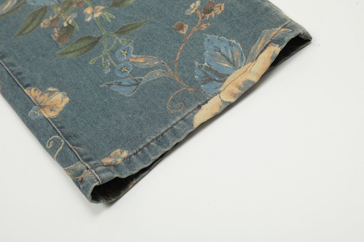 Floral Vintage Print | Carpenter Jeans - Luxuryurbanwear