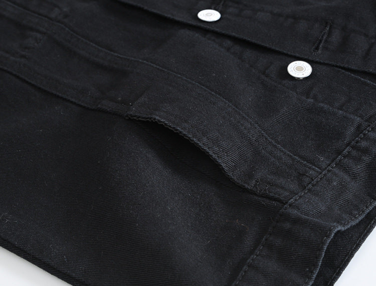 Biker Denim Vest