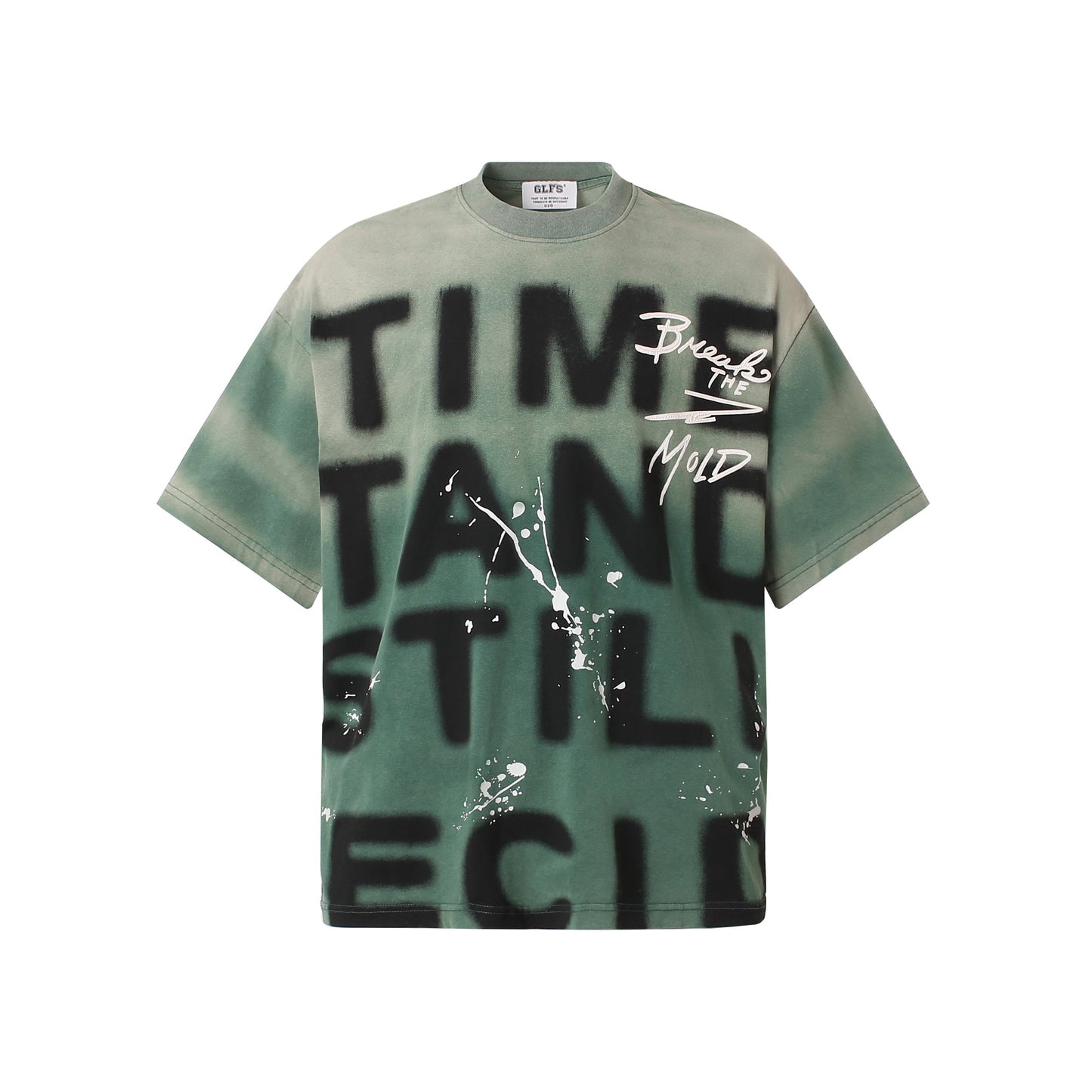 Spray Graphic Print | Oversized T-Shirt - Luxuryurbanwear