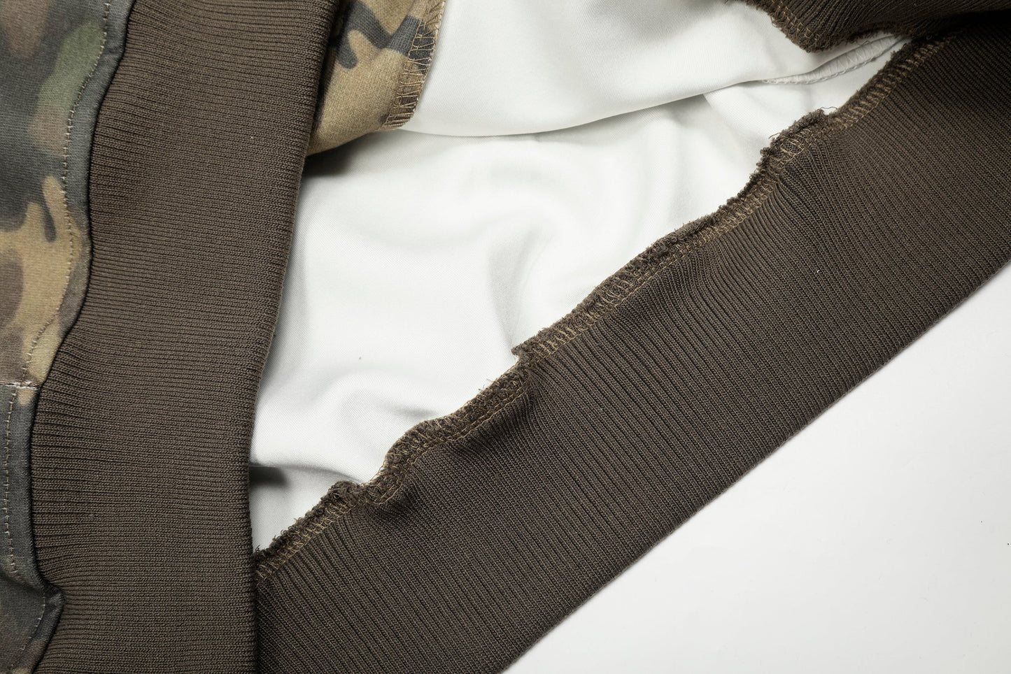 Camo Varsity Patch | Zip Up Hoodie - Luxuryurbanwear