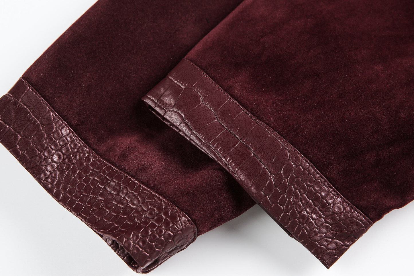 Studded Suede Croc | Motorcycle Jacket - Luxuryurbanwear