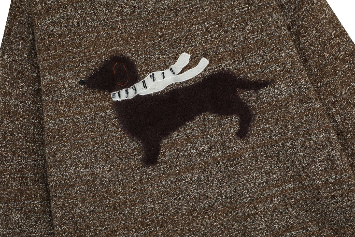 Furry Charm | Knitted Cardigan with Cat Motif - Luxuryurbanwear