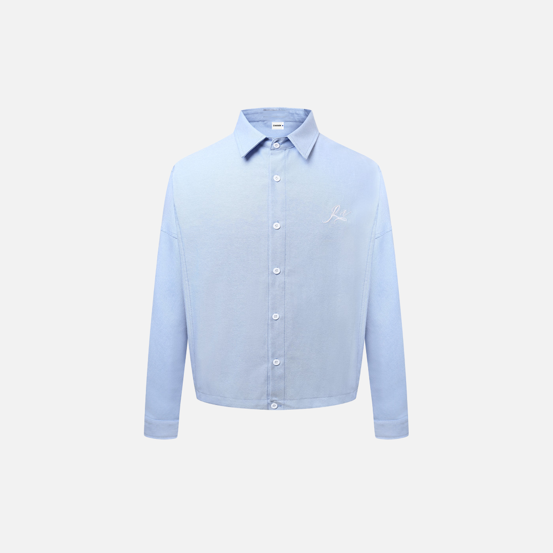 Breathable Stylish Loose Fit Vibe Long Sleeve Shirt - Luxuryurbanwear