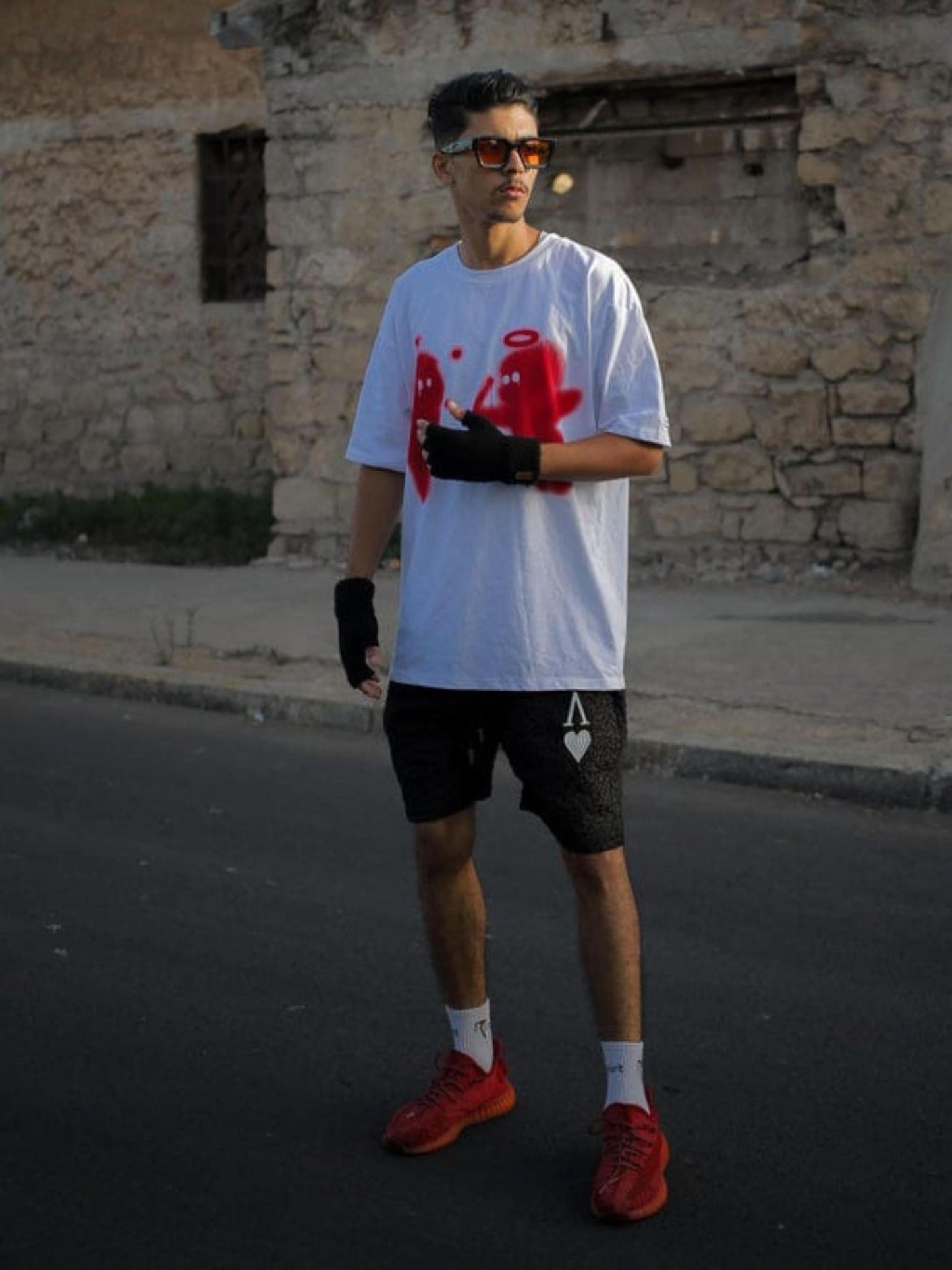 LUW "Cupilove" Graphic Tee - Luxury Heavyweight Romantic Streetwear T-Shirt