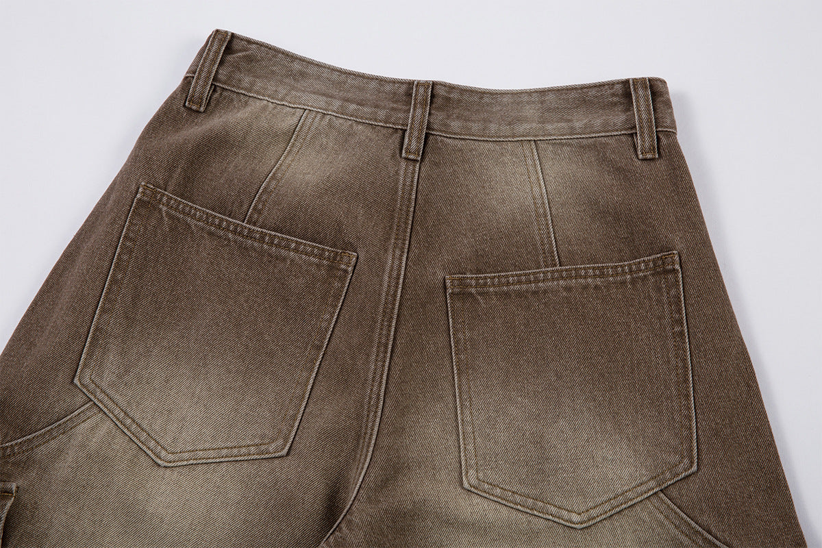 Vintage Washed Workwear | Barrel Jeans - Luxuryurbanwear