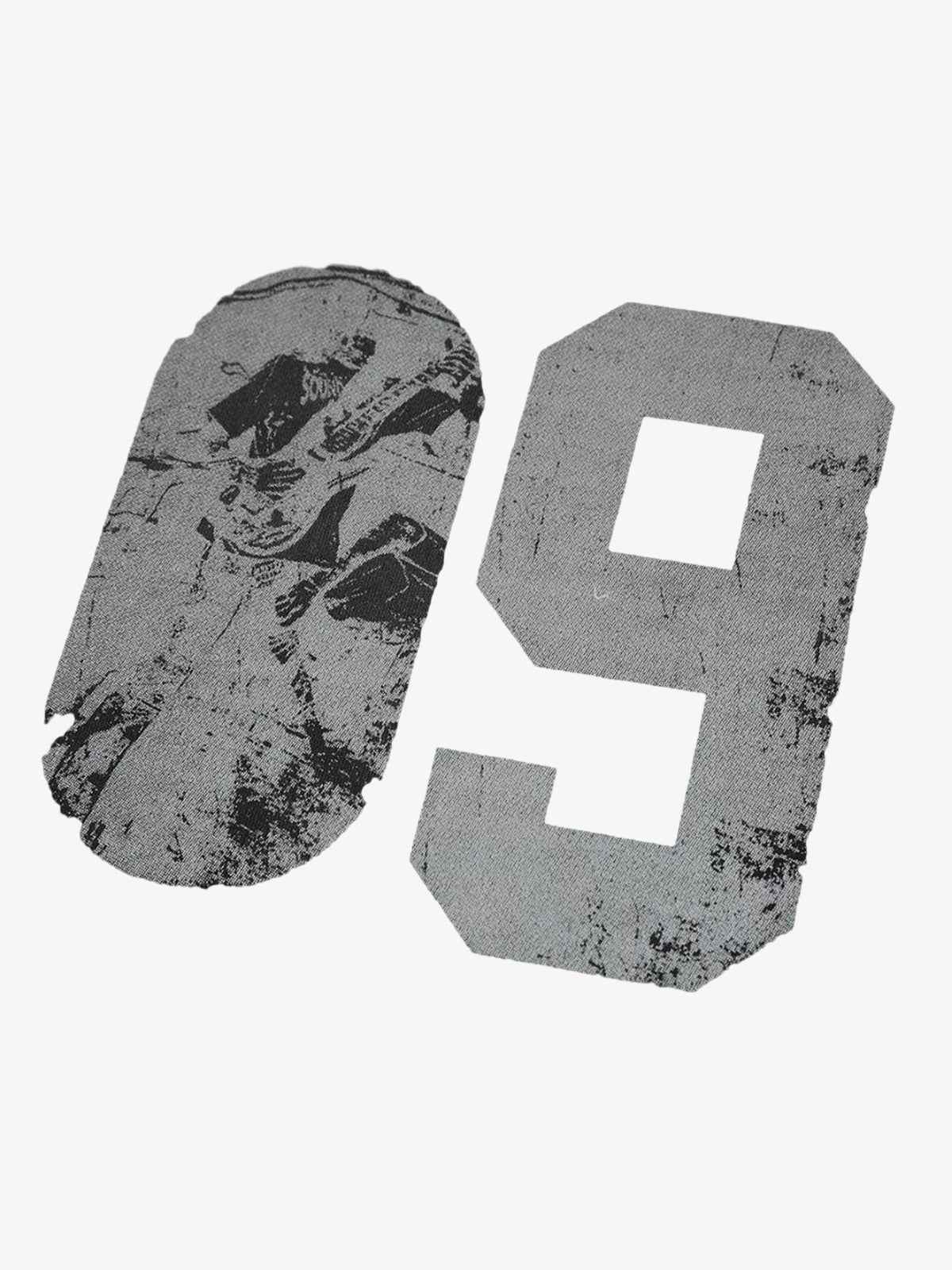 Distressed NO. 09 Long Sleeve T-Shirt