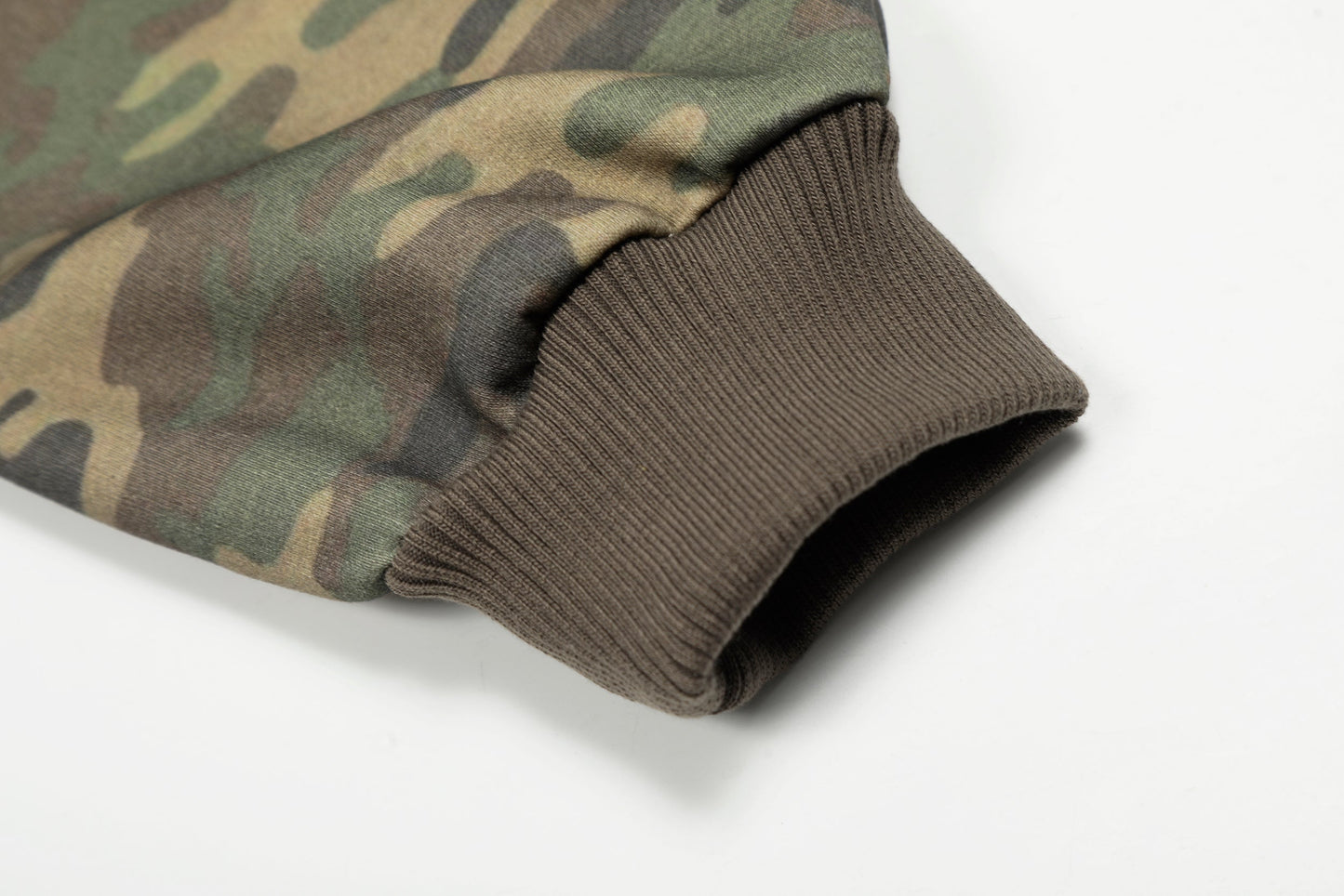 Camo Varsity Patch | Zip Up Hoodie - Luxuryurbanwear