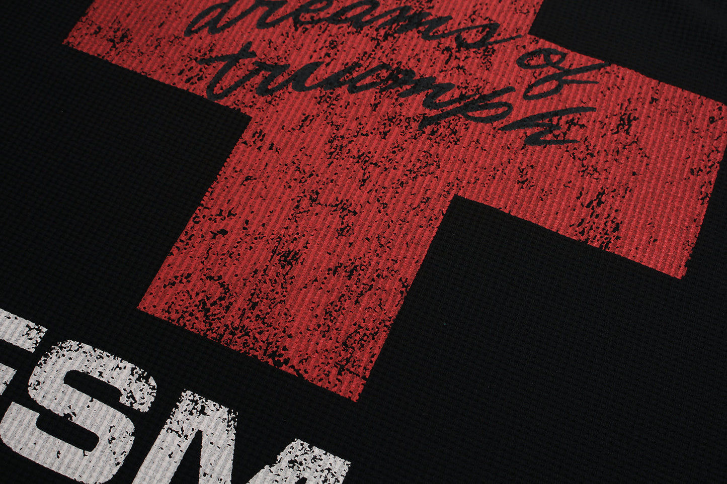 Distressed Cross Graphic | Punk Sweatshirt - Luxuryurbanwear