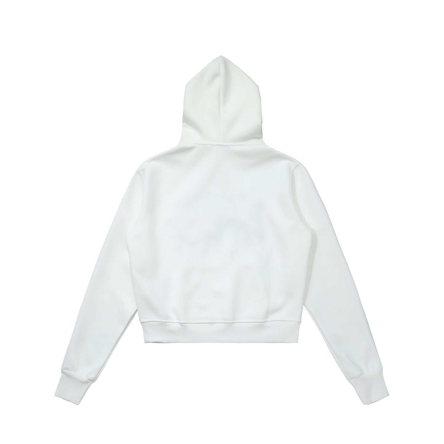Merry Charm | Cropped Hoodie with Bow Print - Luxuryurbanwear