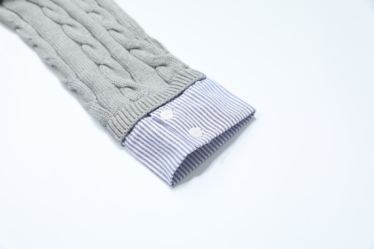 Fuzzy Pup | Dog Sweater with Colorful Knit Scarf - Luxuryurbanwear